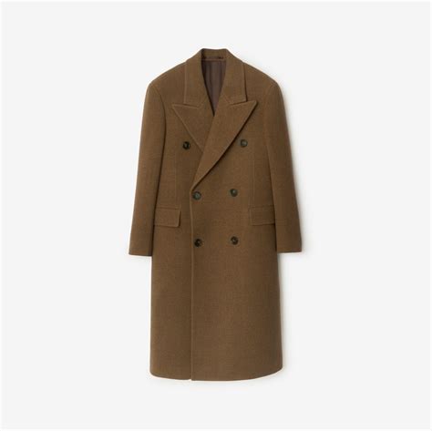 burberry herrenmantel glänzende knöpfe|Eleganter Wollmantel (Schwarz) .